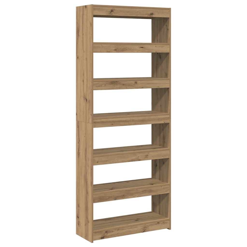 Libreria/Divisorio in Rovere Artigianale 80x30x198 cm 856817