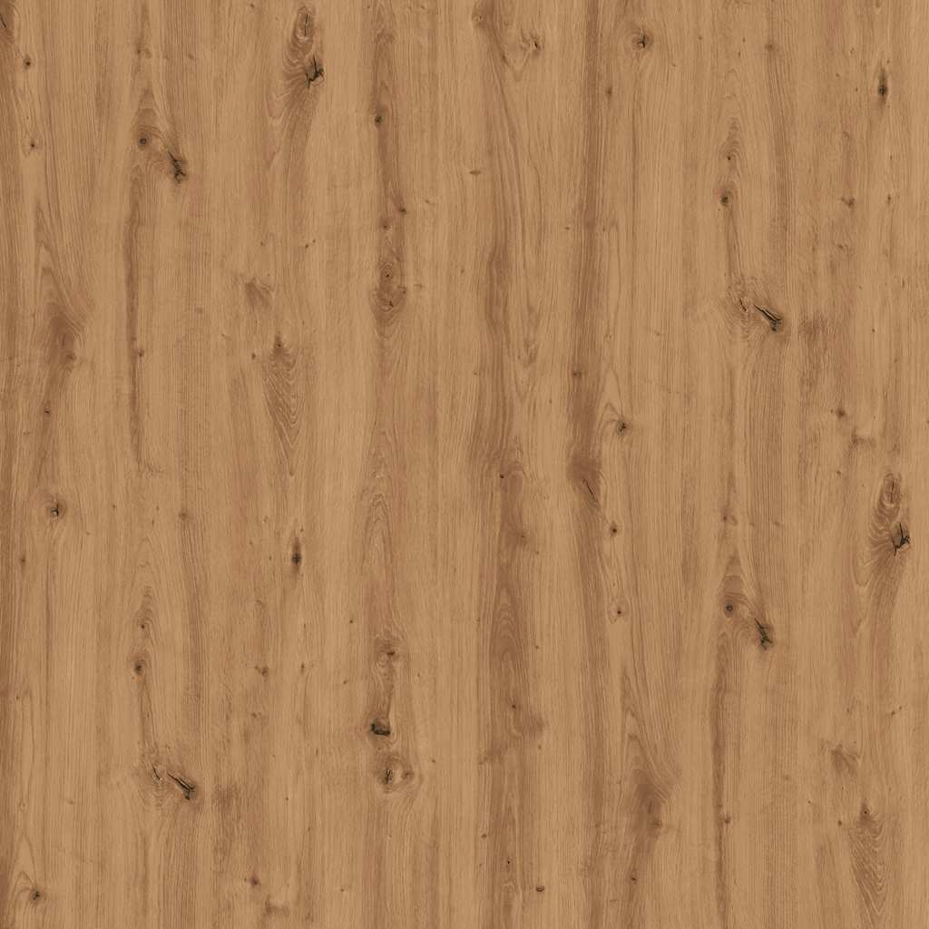 Tavolino Salotto Rovere Artigianale 55,5x55x45 cm in Truciolato