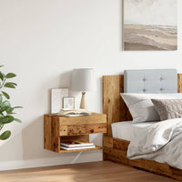 Comodino da Parete-Tavolino da notte Legno Antico