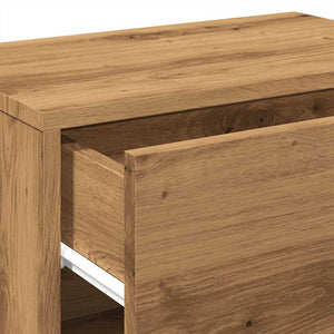 vidaXL Comodini a Muro 2 pz Rovere Artigianale