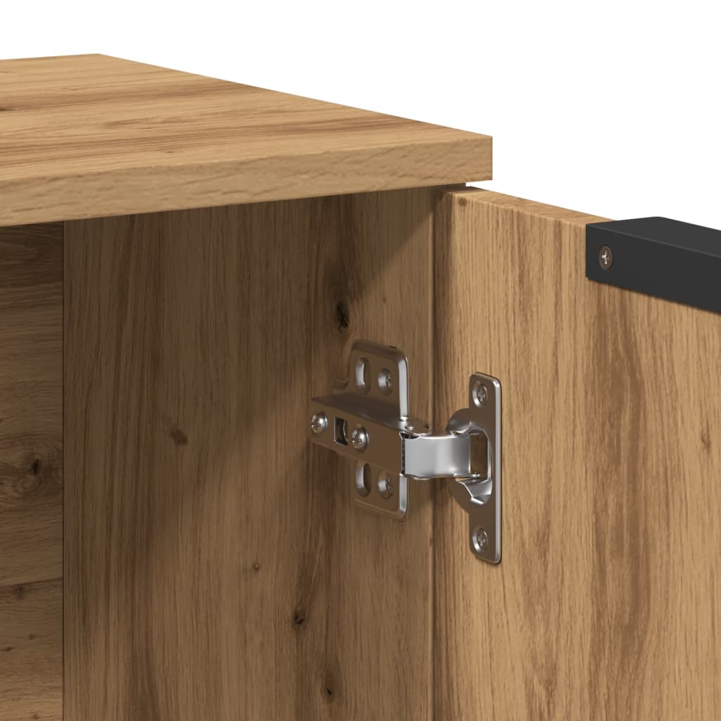 vidaXL Credenza Rovere Artigianale 60x30x70 cm in Legno Multistrato