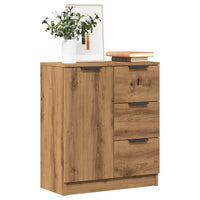vidaXL Credenza Rovere Artigianale 60x30x70 cm in Legno Multistrato