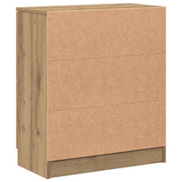 vidaXL Credenza Rovere Artigianale 60x30x70 cm in Legno Multistrato