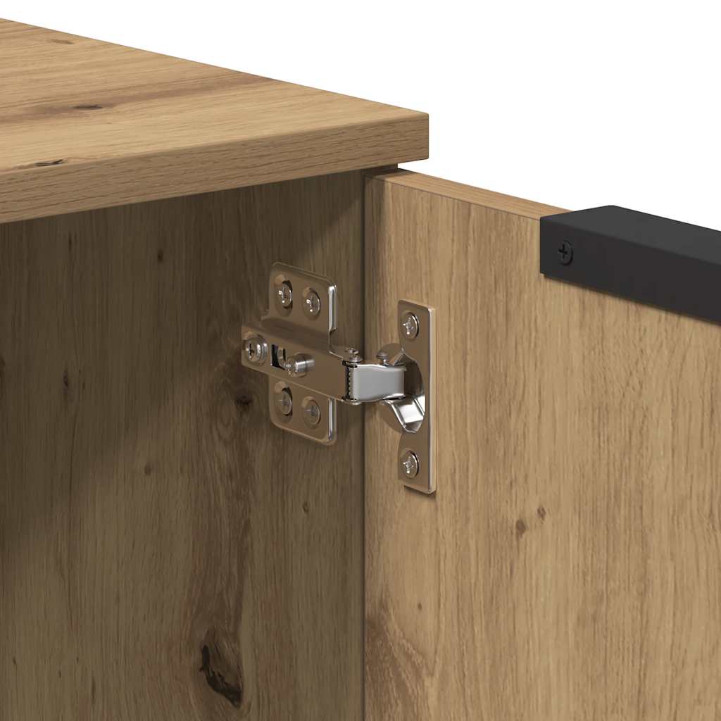 vidaXL Credenza Rovere Artigianale 60x30x70 cm in Legno Multistrato