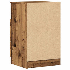 Comodino Legno Vecchio 40x36x65 cm in Legno Multistrato 856844