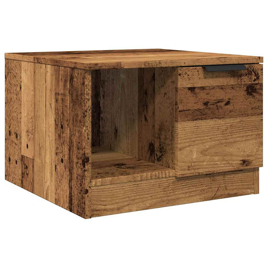 vidaXL Tavolino da Salotto Legno Antico 50x50x36 cm Legno Multistrato