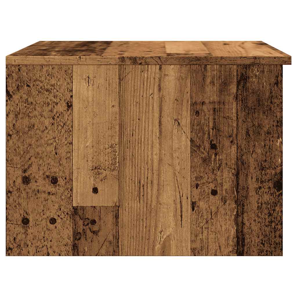 Tavolino da Salotto Legno Antico 50x50x36 cm Legno Multistrato 856848
