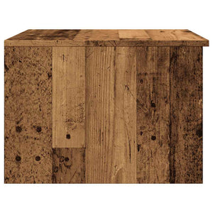 Tavolino da Salotto Legno Antico 50x50x36 cm Legno Multistrato 856848