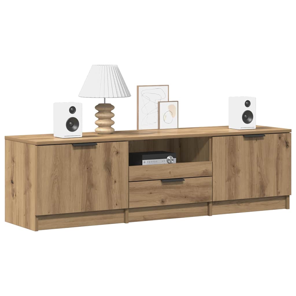 Mobile TV-Credenza TV-Console TV Artisan Rovere 140x35x40 cm Legno ingegnerizzato