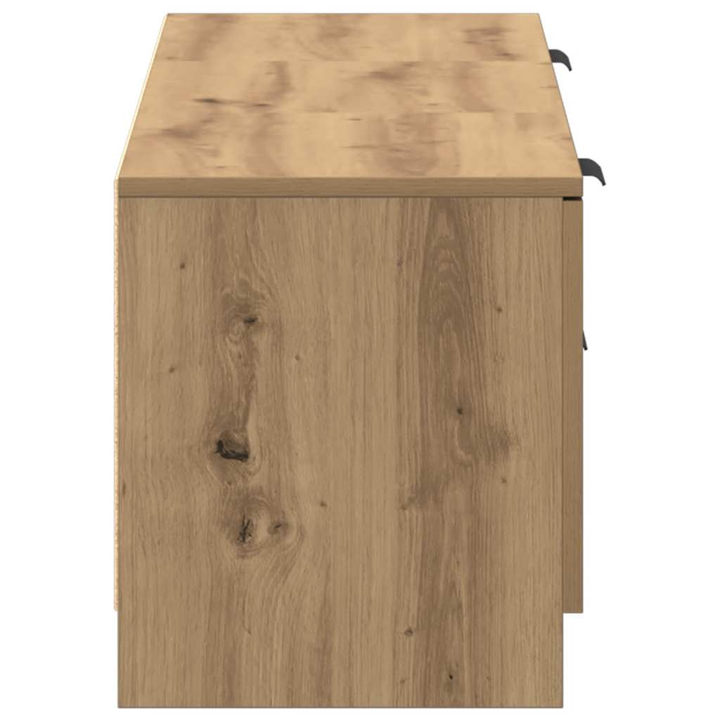 Mobile TV-Credenza TV-Console TV Artisan Rovere 140x35x40 cm Legno ingegnerizzato