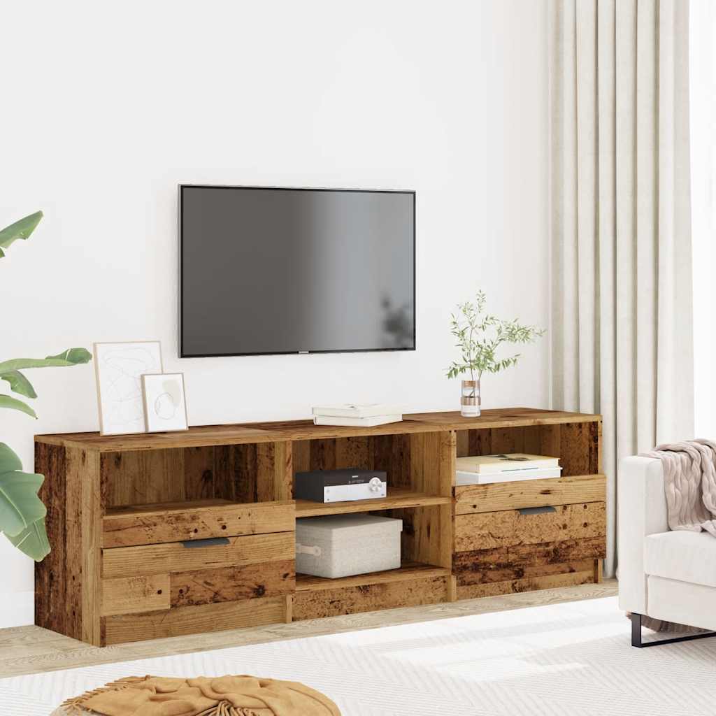 Mobile Porta TV Legno Vecchio 150x33,5x45 cm Legno Multistrato 856852