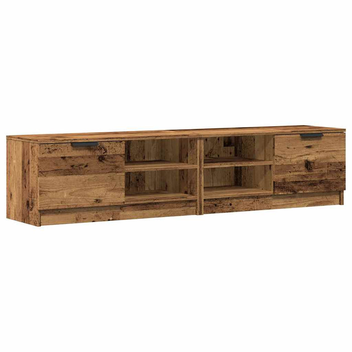 Mobili Porta TV 2 pz Legno Vecchio 80x35x36,5 cm in Truciolato 856855