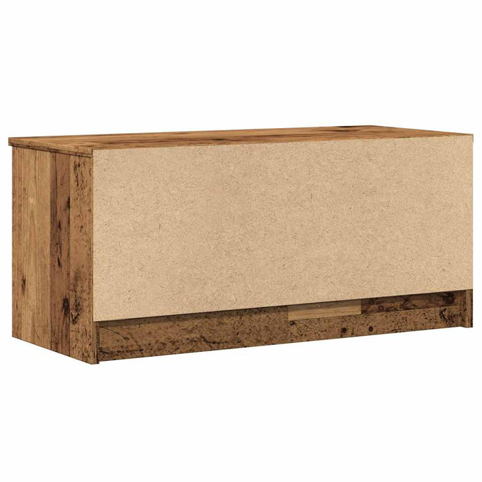 vidaXL Mobili Porta TV 2 pz Legno Vecchio 80x35x36,5 cm in Truciolato
