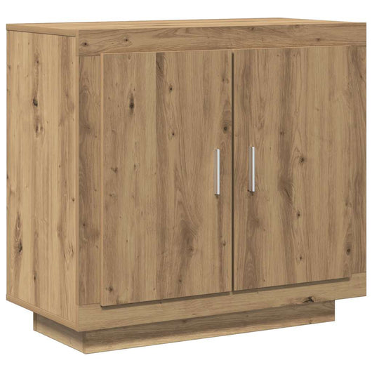 vidaXL Credenza Rovere Artigianale 80x40x75 cm in Legno Multistrato