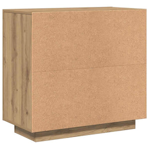 vidaXL Credenza Rovere Artigianale 80x40x75 cm in Legno Multistrato