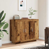 Credenza-Buffet-Armadio da cucina Legno Antico 92x35x75 cm in Legno Multistrato