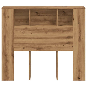 Testiera con Contenitore Artigianale 120x19x104,5cm Multistrato 856879