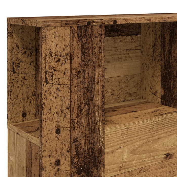 Testiera Contenitore Legno Antico 140x18,5x102,5 cm Truciolato 856880