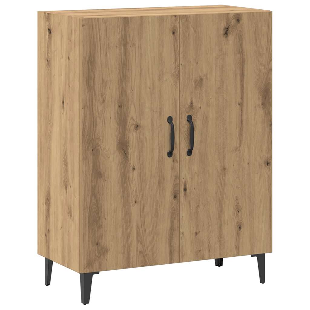 vidaXL Credenza Rovere Artigianale 70x34x90 cm in Legno Multistrato