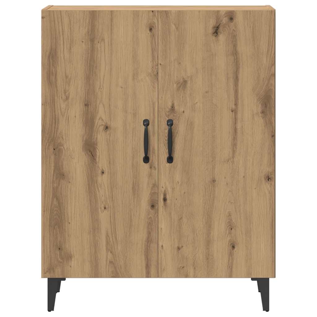 vidaXL Credenza Rovere Artigianale 70x34x90 cm in Legno Multistrato