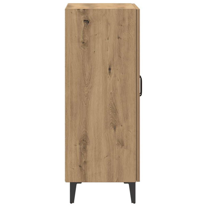 vidaXL Credenza Rovere Artigianale 70x34x90 cm in Legno Multistrato