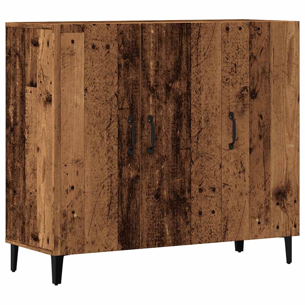 Credenza-Buffet-Armadio da cucina Legno Antico 90x34x80 cm in Legno Multistrato