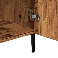 vidaXL Credenza Legno Antico 90x34x80 cm in Legno Multistrato