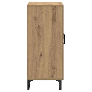 Credenza Rovere Artigianale 90x34x80 cm in Legno Multistrato 856893