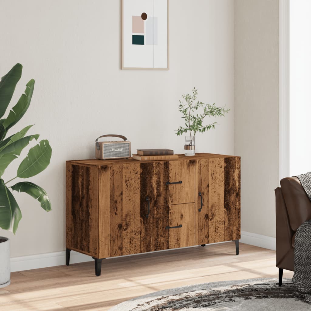 vidaXL Credenza Legno Antico 100x36x60 cm in Legno Multistrato