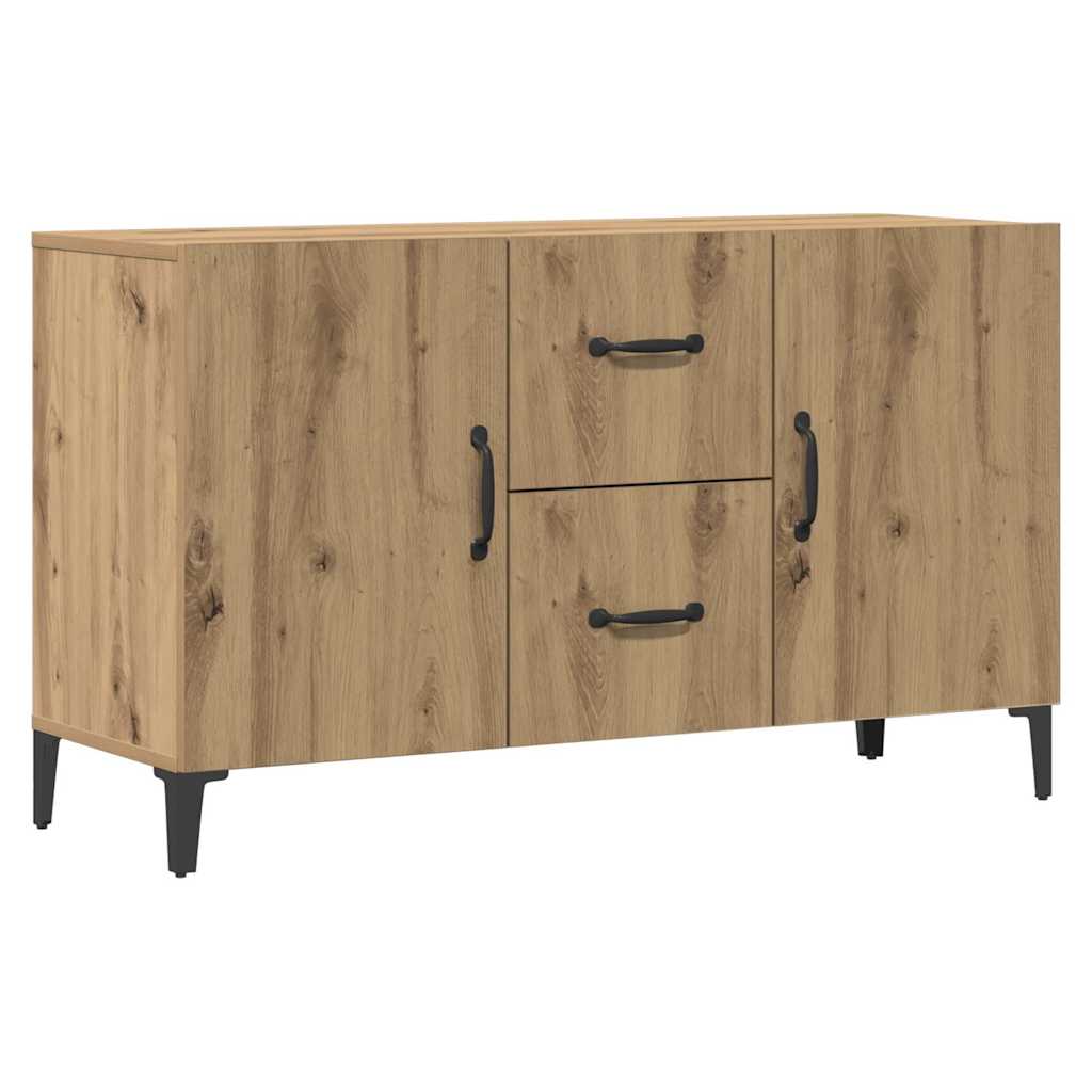 vidaXL Credenza Rovere Artigianale 100x36x60 cm in Legno Multistrato