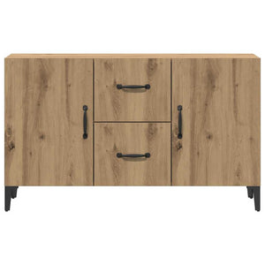 vidaXL Credenza Rovere Artigianale 100x36x60 cm in Legno Multistrato