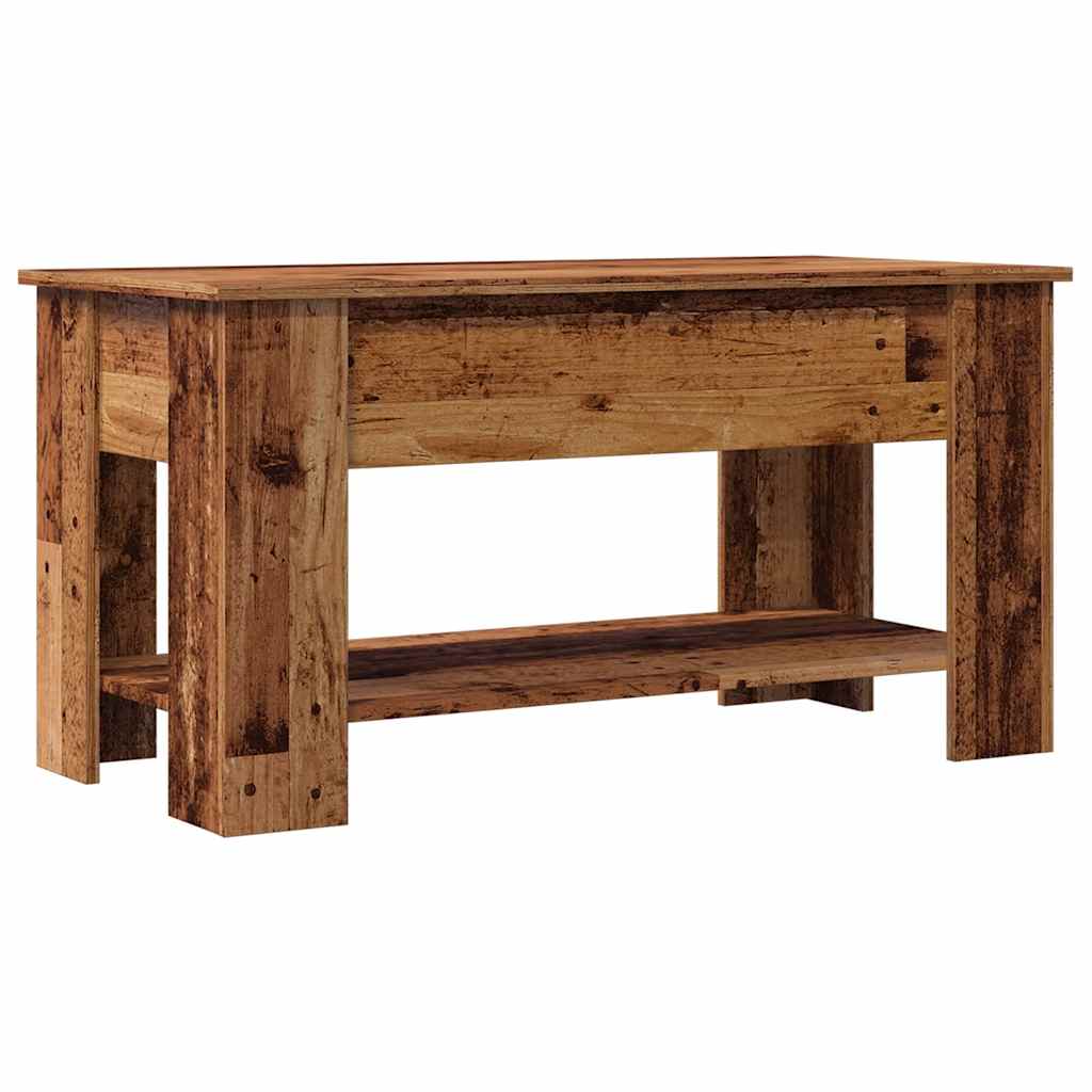 vidaXL Tavolino da Salotto Legno Vecchio 101x49x52 cm in Truciolato