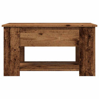 Tavolino da Salotto Legno Antico 79x49x41 cm Legno Multistrato 856928