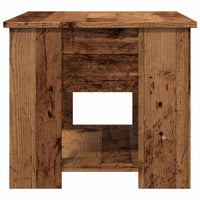 Tavolino da Salotto Legno Antico 79x49x41 cm Legno Multistrato