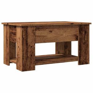 Tavolino da Salotto Legno Antico 79x49x41 cm Legno Multistrato 856928