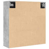 vidaXL Mobile Bagno con Specchio Grigio Cemento 64x20x66,5 Multistrato