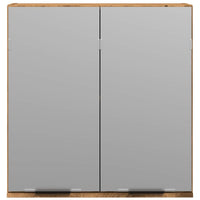 Mobile da Bagno Specchio Rovere Artigianale Legno Multistrato