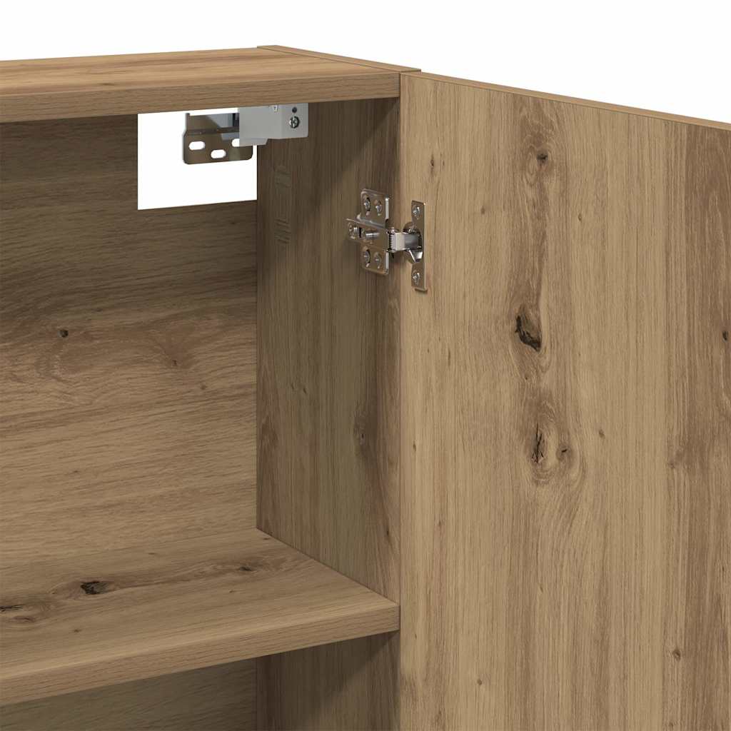 Mobile da Bagno Specchio-Armadietto a Specchio da Bagno Rovere Artigianale Legno Multistrato