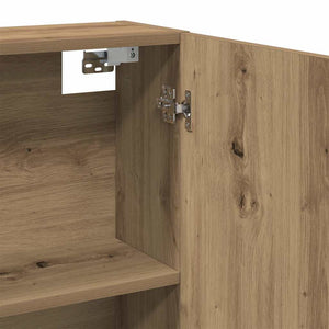 Mobile da Bagno Specchio-Armadietto a Specchio da Bagno Rovere Artigianale Legno Multistrato