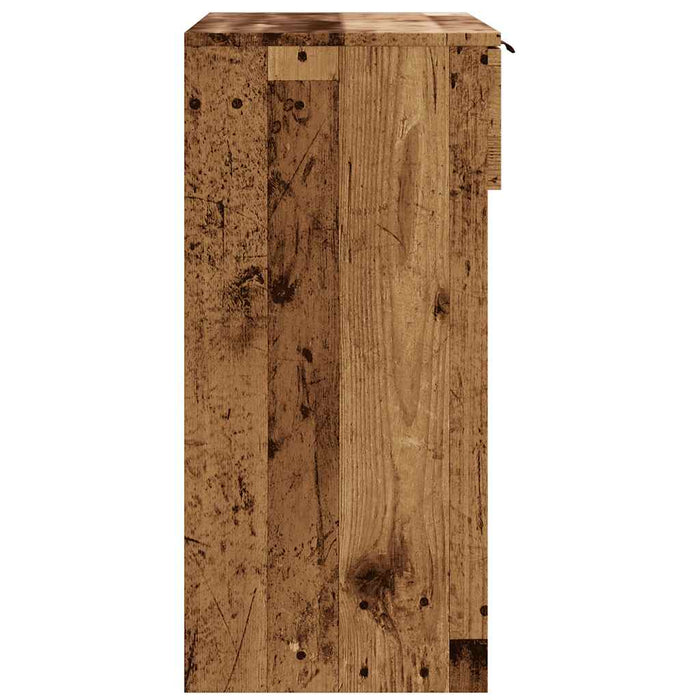 Tavolo Consolle in Legno Vecchio 90x36x75 cm Legno Multistrato 856945
