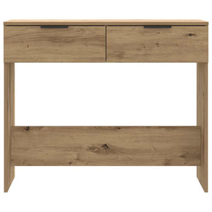 vidaXL Tavolo Consolle Rovere Artigianale 90x36x75 cm in Truciolato