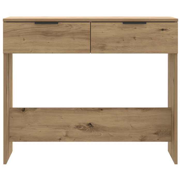 vidaXL Tavolo Consolle Rovere Artigianale 90x36x75 cm in Truciolato