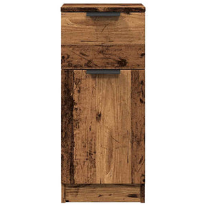 vidaXL Credenze 2 pz Legno Antico 30x30x70 cm in Legno Multistrato