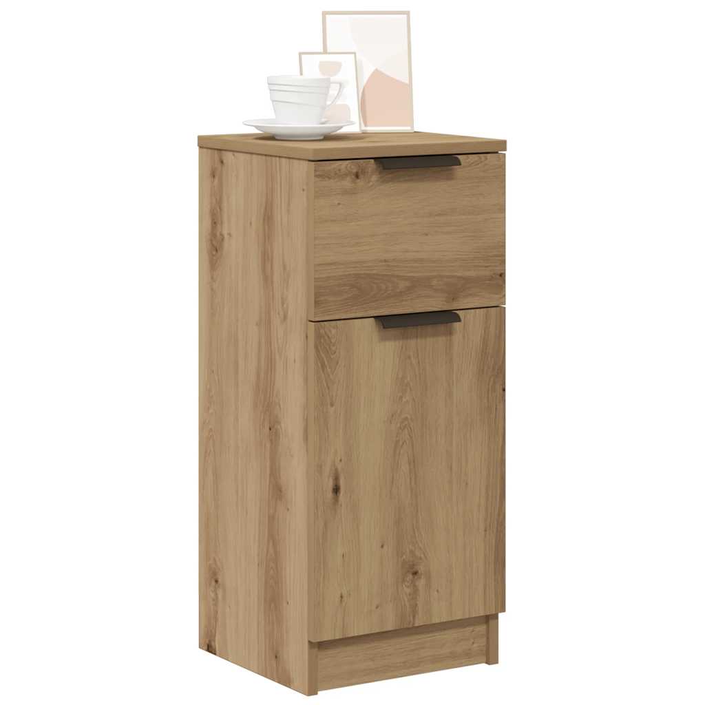 Credenza Rovere Artigianale 30x30x70 cm in Legno Multistrato 856953
