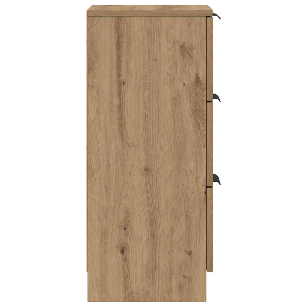 Credenza Rovere Artigianale 30x30x70 cm in Legno Multistrato 856957