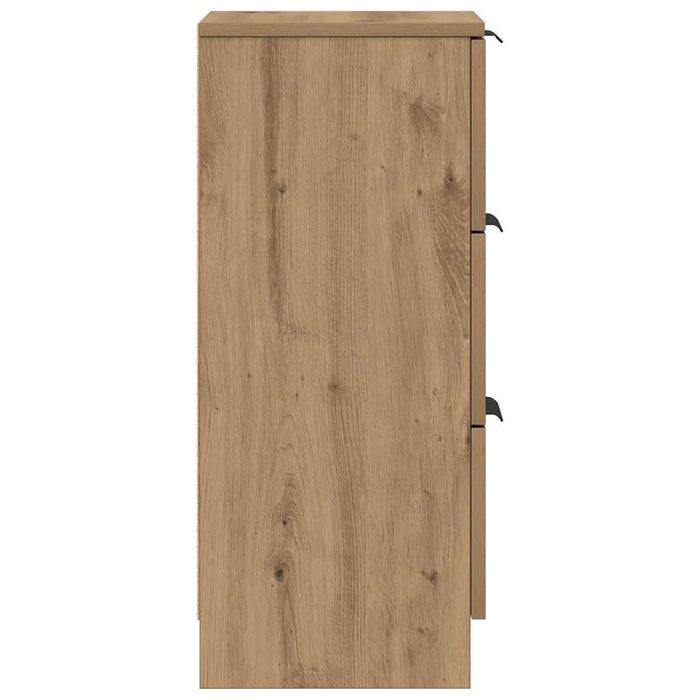 Credenza Rovere Artigianale 30x30x70 cm in Legno Multistrato 856957