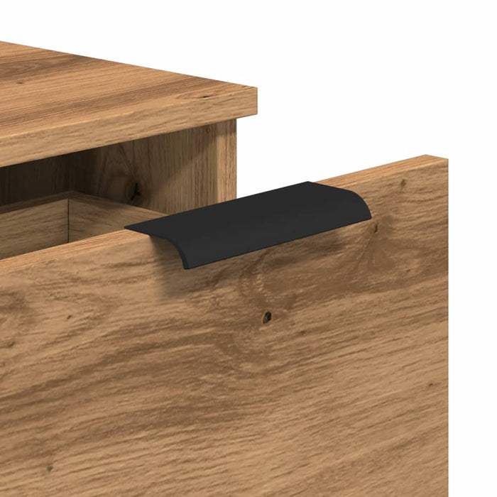 Credenza Rovere Artigianale 30x30x70 cm in Legno Multistrato 856957