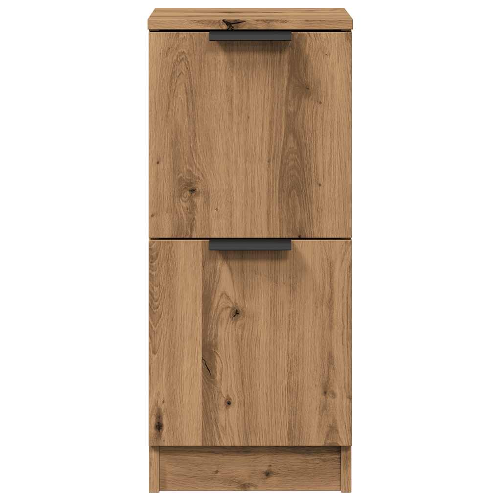 Credenza Rovere Artigianale 30x30x70 cm in Legno Multistrato