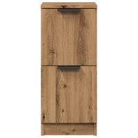 Credenza Rovere Artigianale 30x30x70 cm in Legno Multistrato