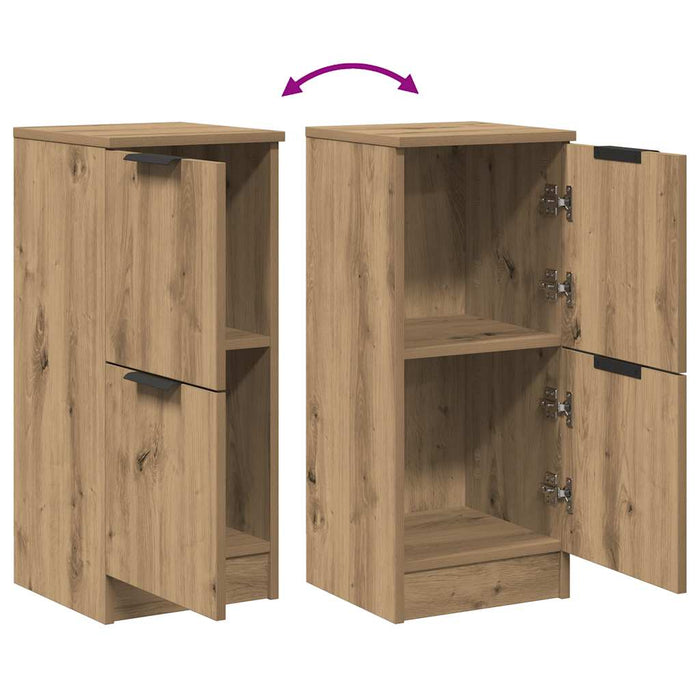 Credenza Rovere Artigianale 30x30x70 cm in Legno Multistrato 856961